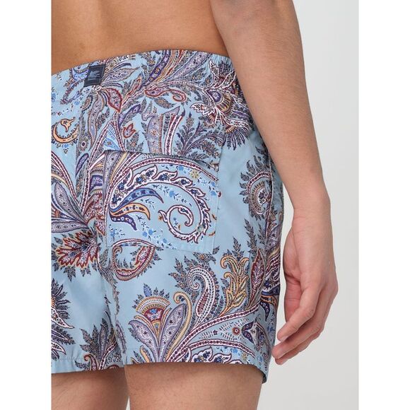 Etro Swimsuit Men Gnawed Blue - Picture 4 of 4